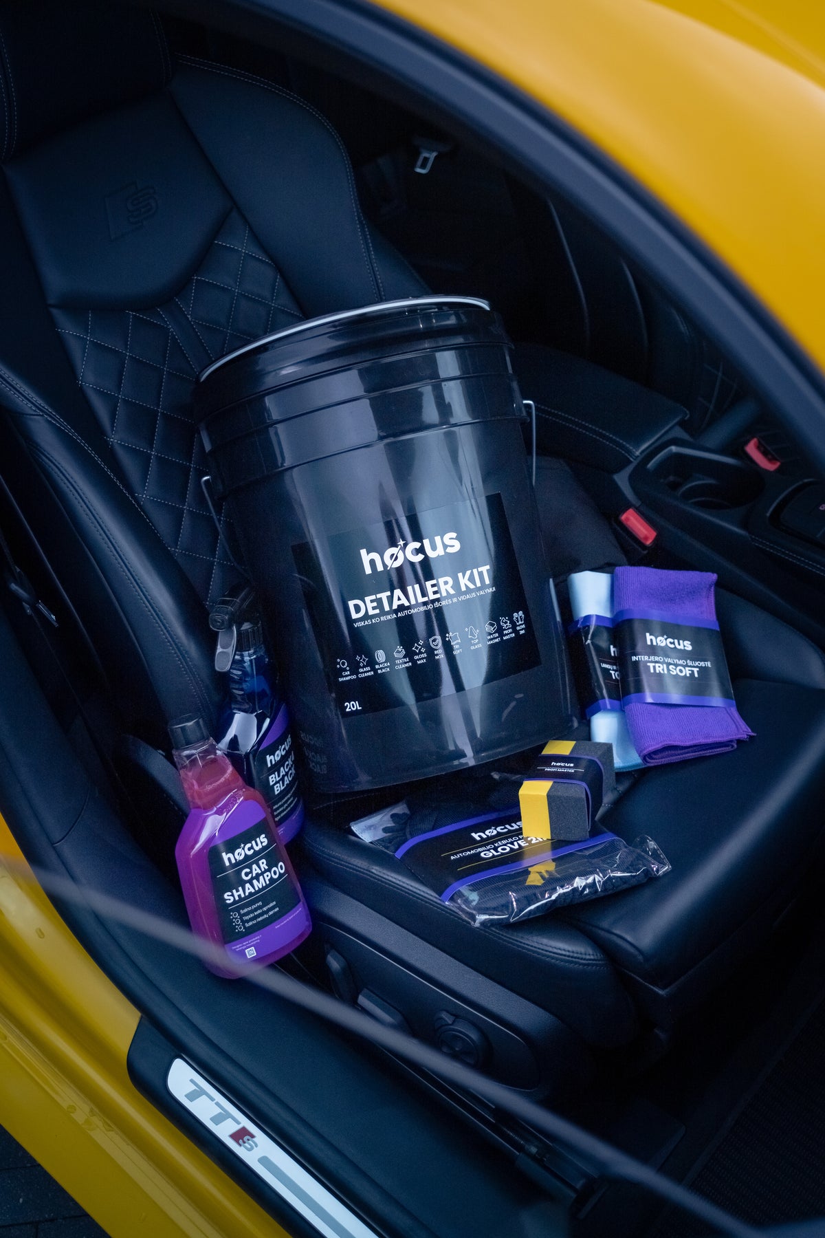 Hocus automobilio priežiūros rinkinys