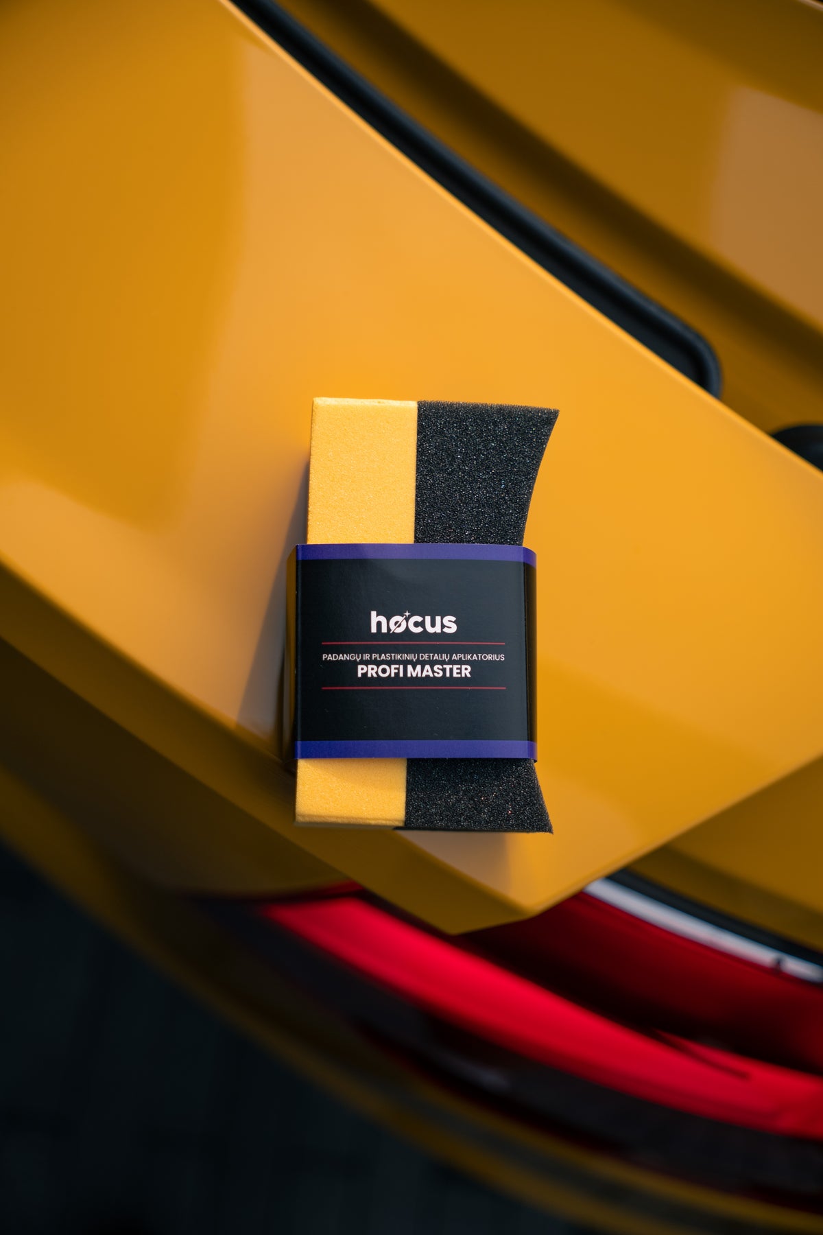 Hocus padangų ir plastikinių detalių aplikatorius